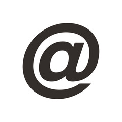 email icon or email symbol isolated on transparent background