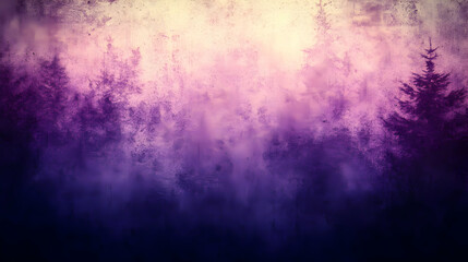 Fototapeta premium Purple Forest Abstract Background Illustration