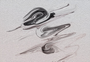 Fototapeta premium Brush Stroke grayscale Color. Brush strokes sets. water paint brush black white background texture,