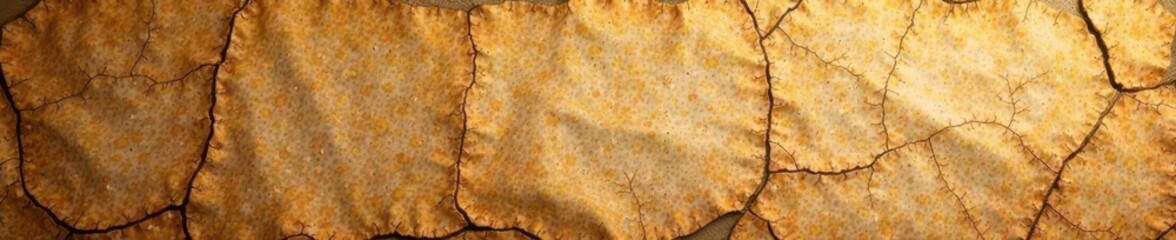 Deep brown, heavily textured newsprint; cracked, stained, material, texture background