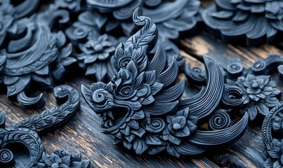 Intricate Weave of Traditional Thai Fabric, showcasing vibrant threads and patterns, reflecting cultural heritage and craftsmanship.