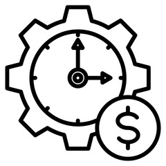 financial management single icon