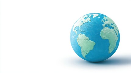 Fototapeta premium Fragile blue earth , symbol of global environmental conservation and sustainability