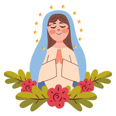 miraculous virgin cartoon