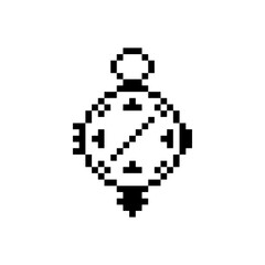 compass design retro pixel art