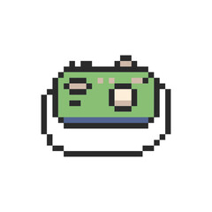 digital camera design pixel art