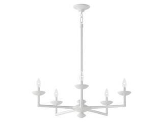 RH Pesaro Chandelier - Elegant Lighting Fixture Against Black Background	
