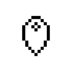 retro map symbol pixel art