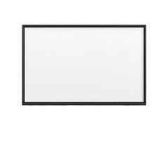 Blank frame for inserting custom content or images. transparent background