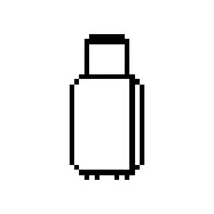 luggage journey travel pixel art