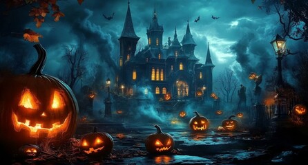 Eerie Decorations for a Halloween Haunted House.