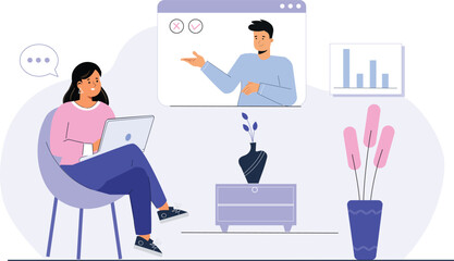 Seamless online meetings for remote teams, illustrating effective communication in virtual workspaces.