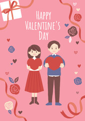 バレンタインデーのイメージイラスト　デザイン