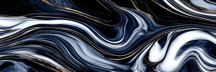 Obraz premium Elegant Swirling Abstract Art Design