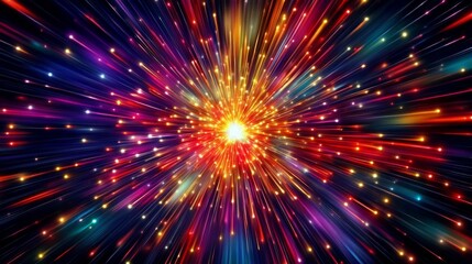 Obraz premium Celebrating artistic ingenuity through the vivid display of fireworks.