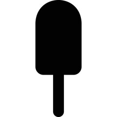 Ice cream simple vector icon
