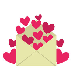 Love Letter Envelope Illustration