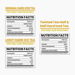 twisted tea nutrition facts