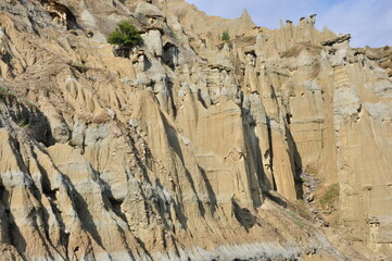 Fairy chimneys in Kula, Manisa, Turkey
