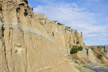 Fairy chimneys in Kula, Manisa, Turkey