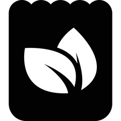 Simple vector icon plant seeds