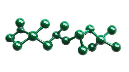 Molecular and DNA model transparent background