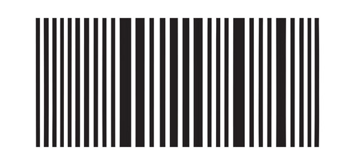 Detailed Illustration of a Classic Bar Code Silhouette