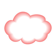 カラフルなふわふわ吹き出しセット