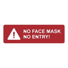 No entry allowed, flat logo