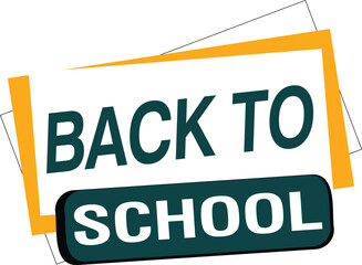 Fototapeta premium Back to school lettering books, pencils and apple over chalkboard background