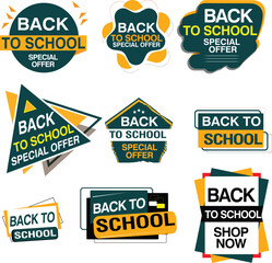 Obraz premium Back to school lettering books, pencils and apple over chalkboard background