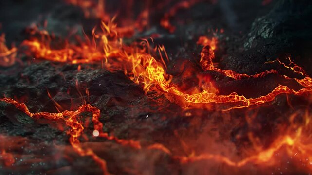 editable style effect flame style seamless looping overlay 4k virtual video animation background