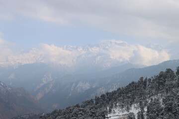 Fototapeta premium mountains in the snow