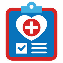 Obraz premium first aid kit icon on white background