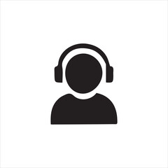 person with headphones and microphone