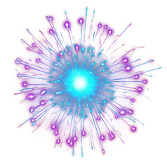 Obraz premium PNG Supernova light fireworks night.
