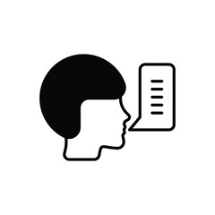 Word Of Mouth vector icon