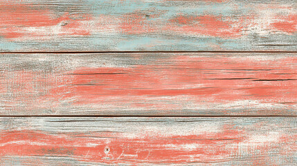 Obraz premium A coral brushed wood texture with rich grain patterns and a warm, organic feel, creating a rustic charm.