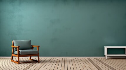 Clean professional wallpaper background in calming muted teal