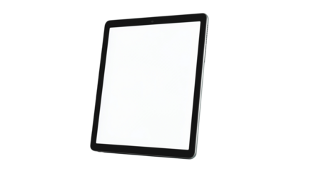 PNG, Gadget, tablet, isolated on white background, created by Generative AI technology.