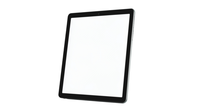 PNG, Gadget, tablet, isolated on white background, created by Generative AI technology.