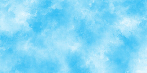 The sky blue texture clouds paper texture, shiny beautiful light blue cloudy sky, light ocean blue watercolor abstract texture, painted grunge and grainy light blue clouds watercolor background.