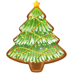 Festive Gingerbread Delight and Edible Christmas Tree Art