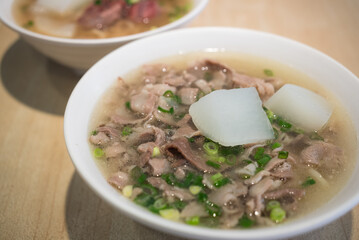 Taiwanese clear soup beef noodle dish