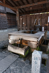 中山道奈良井宿の横水の水場