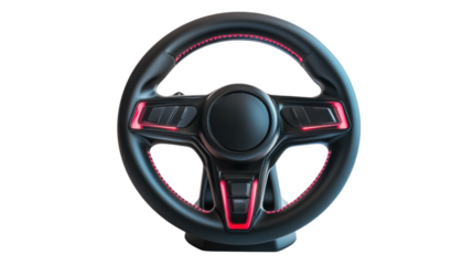 Gaming wheel transparent background
