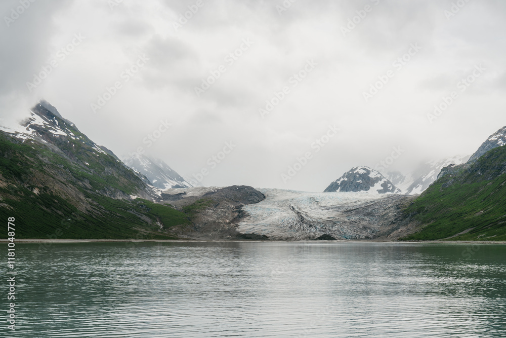 Canvas Prints Scenic views of a glacier in Glacier Bay National Park in southeast Alaska 