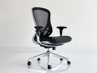 Modern Ergonomic Office Chair with Mesh Back and Comfortable Design