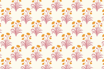 seamless floral pattern with detailed flowers and leaves for textile design wallpaper wrapping paper nature inspired prints and botanical backgrounds