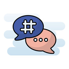 Hashtag vector icon